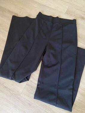 Fashion Nova Black High-Waist Wide Leg Trousers